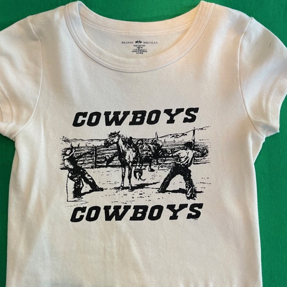 Brandy melville Cowboys tee